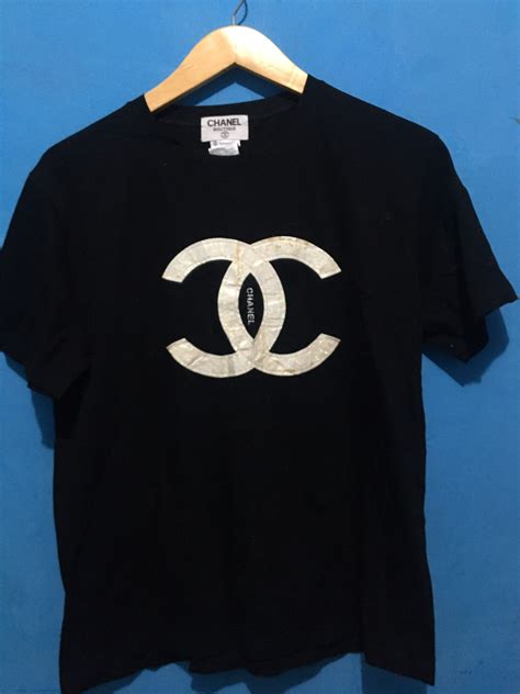 chanel t shirt etsy.